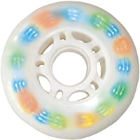L.A. Sports - Ruedas de Repuesto con Luces LED para Tabla waveboard (2 Unidades- 85 A- 80 x 24 mm)